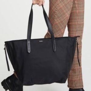 LIKE NEW BOTKIER black nylon zip tote